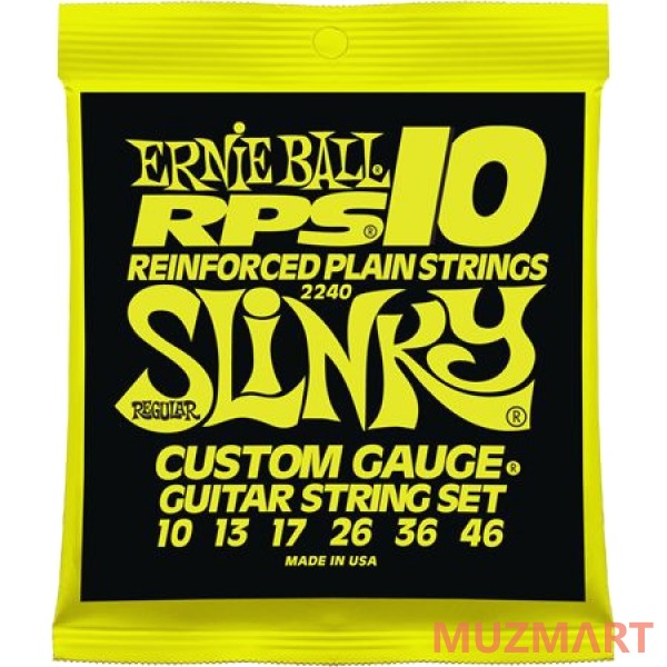 Ernie Ball 2240 Струны для электрогитары RPS10 Regular Slinky