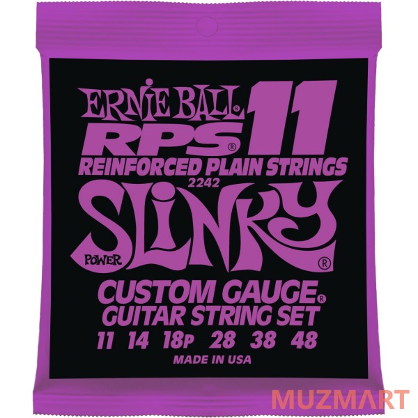 Ernie Ball 2242 Струны для электрогитары RPS11 Power Slinky