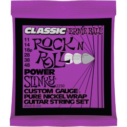 Ernie Ball P02250 Pure Nickel Power Slinky Струны для электрогитары 11-48