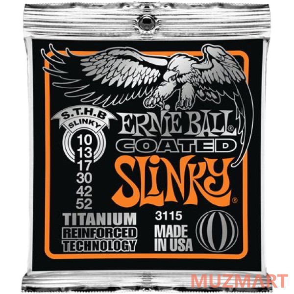 Ernie Ball 3115 Струны для электрогитары Titanium RPS