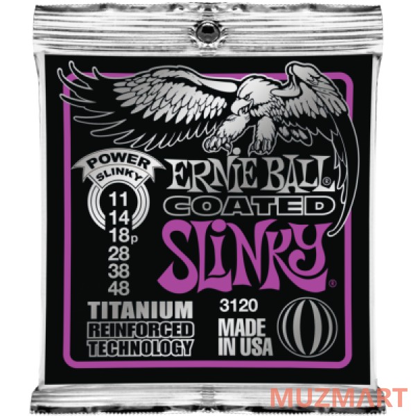 Ernie Ball 3120 Струны для электрогитары Titanium RPS