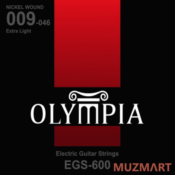 Olympia EGS600 струны для электрогитары Nickel Wound