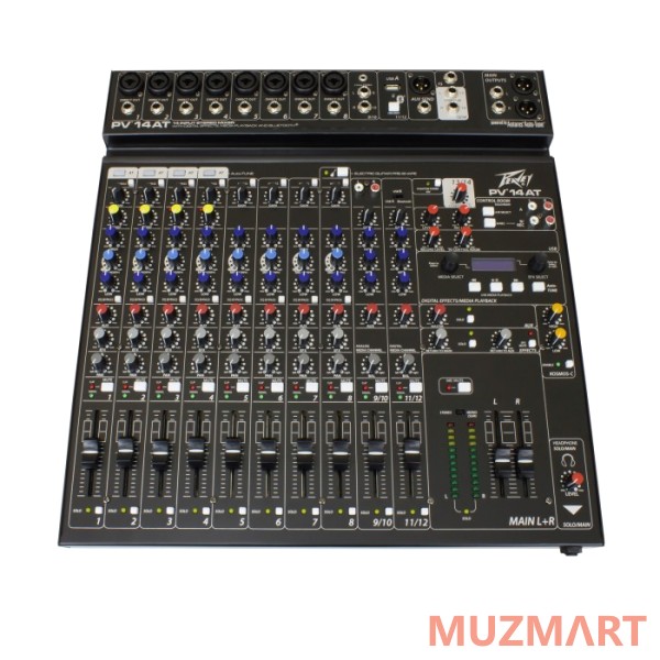 Peavey PV 14 AT 14-канальный аналоговый микшерный пульт с Bluetooth