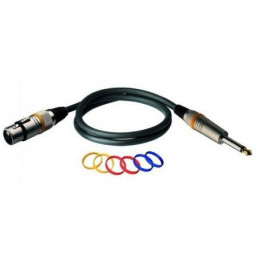 Rockcable RCL30383 D6 F Кабель XLR(F) - джек 1/4, 3 м