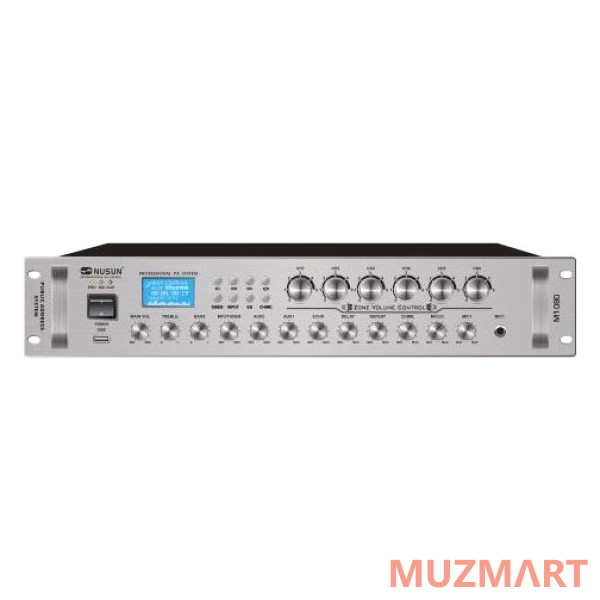 Nusun M-1080 Трансляционный микшер-усилитель
