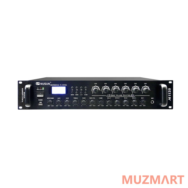 Nusun M-1120 Трансляционный микшер-усилитель
