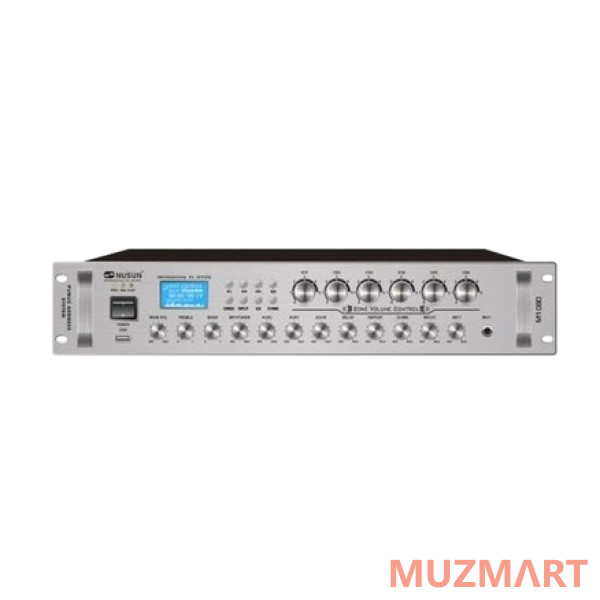Nusun M-1600 Трансляционный микшер-усилитель