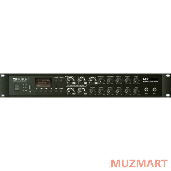 Nusun NX-240 Трансляционный 5-ти зонный микшер-усилитель