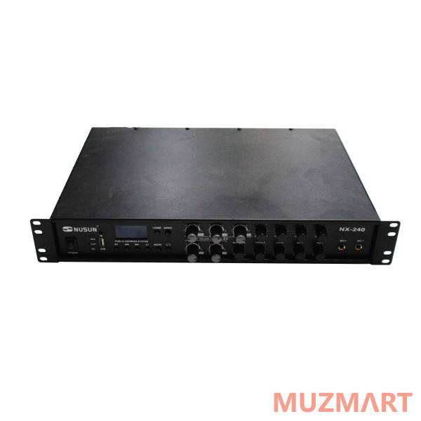 Nusun NX-240 Трансляционный 5-ти зонный микшер-усилитель