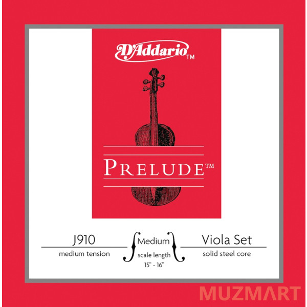 D'Addario J910-MM PRELUDE Комплект струн для альта
