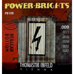 Thomastik PB109 Power-Brights Regular Bottom Комплект струн для электрогитары