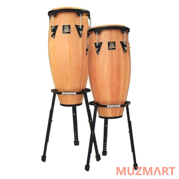 Latin Percussion LPA646B-AW Aspire Wood Congas Set w/Basket Stands Natural Комплект конга и стойки