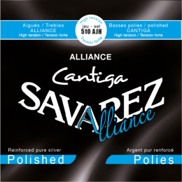 Savarez 510AJH Alliance Cantiga Blue Silver Polished Basses Струны для классической гитары