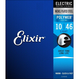 Elixir 12050 POLYWEB Комплект струн для электрогитары