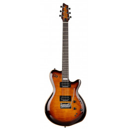 Godin 024131 LGXT Cognac Burst Flame AAA Электрогитара