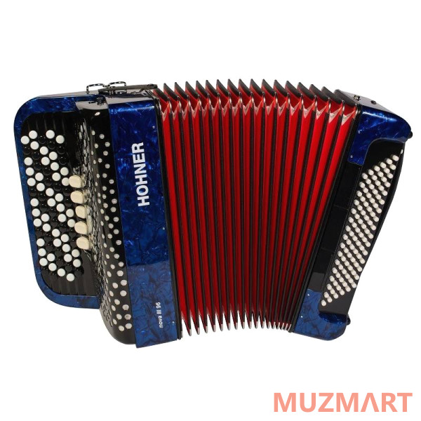 Hohner Nova III 96 (A4274) dark blue кнопочный аккордеон 7/8