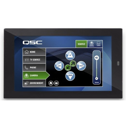 QSC Сенсорный контроллер для настенной установки TSC-55W-G2-BK / Q-SYS 5.5” PoE