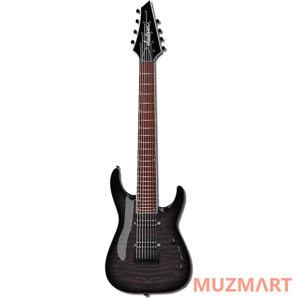 Jackson JS32-8Q DINKY TRANSPARENT BLACK Электрогитара 8-струнная