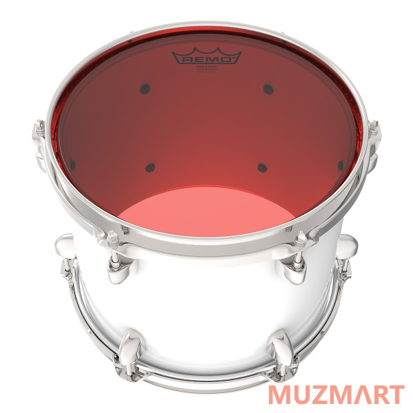 Remo BE-0313-CT-RD Emperor® Colortone™ Red Drumhead, 13' Цветной двухслойный прозрачный пластик для барабана