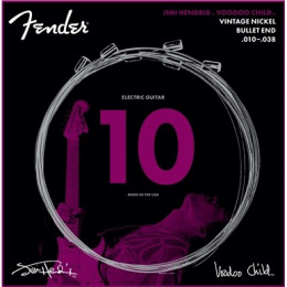 Fender HENDRIX VOODOO CHILD BULLET NICKEL PLATED STEEL 10-38 Струны для электрогитары