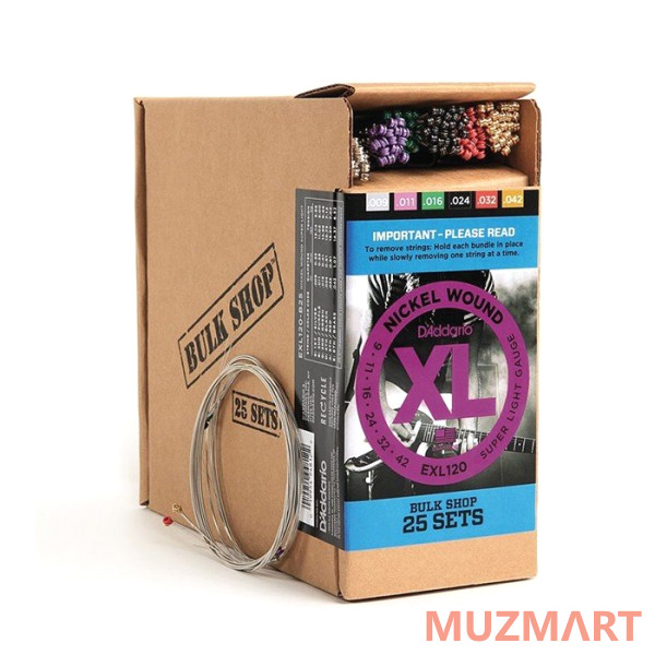 D'Addario EXL120-B25 XL Nickel Струны для электрогитары