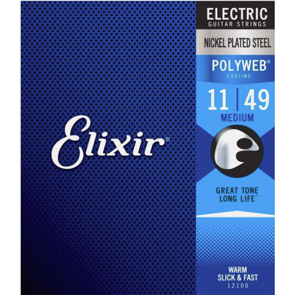Elixir 12100 Струны для электрогитары