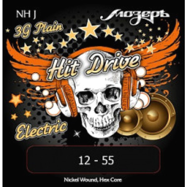 Мозеръ NH-J Hit Drive Комплект струн для электрогитары
