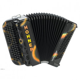 Hohner Fun Nova II 80 Iight (A7019) black airbrush кнопочный аккордеон