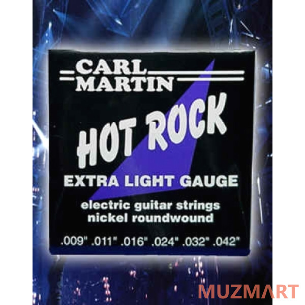 Carl Martin Electric (Hot Rock) CL Nickel Струны для электрогитары, никель 0.09-0.42