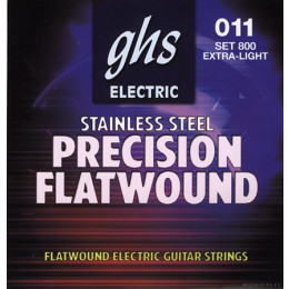 GHS 800 Stainless Steel Precision Flats 11-46 Струны для электрогитары
