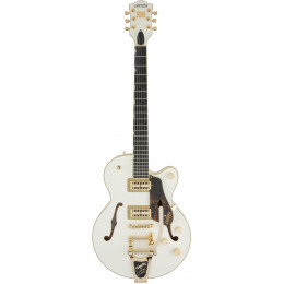 Gretsch G6659TG Players Edition Broadkaster Jr. Center Block with String-Thru Bigsby, Vintage White Полуакустическая электрогитара