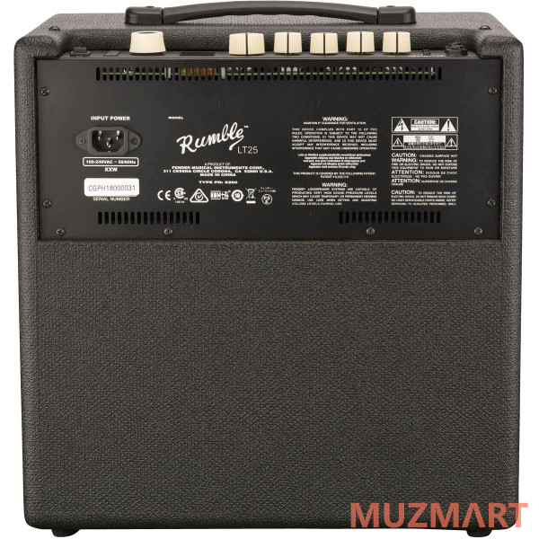 Fender RUMBLE LT 25 230V EU комбоусилитель для бас-гитары