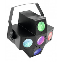 Eurolite LED PUS-7 Beam Effect Динамический эффект RGBW с широкими лучами и ИК-пультом