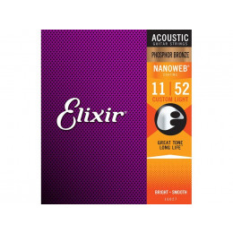 Elixir 16026 NANOWEB Струны для акустической гитары