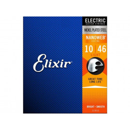 Elixir 12055 NANOWEB Струны для электрогитары