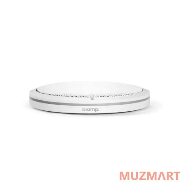 Biamp PARLE TTM-XEX White Дополнительный плоский AVB микрофон с технологией Beamtracking