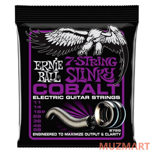 Ernie Ball 2729 Струны для 7-струнной электрогитары