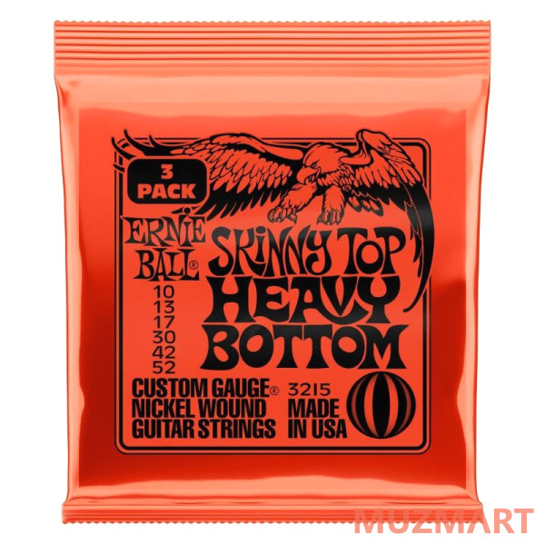 Ernie Ball 3215 Набор из 3х комплектов струн для электрогитары