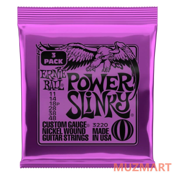 Ernie Ball 3220 Набор из 3х комплектов струн для электрогитары