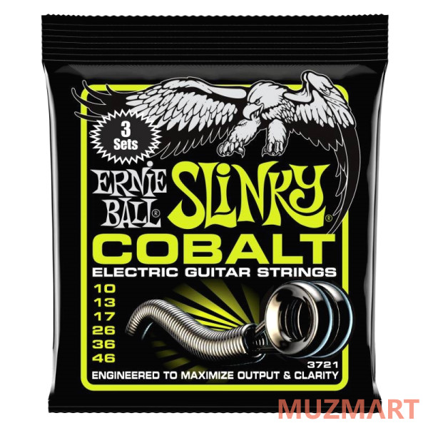Ernie Ball 3721 Набор из 3х комплектов струн для электрогитары