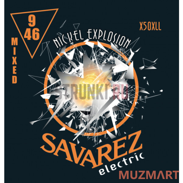 Savarez X50XLL Explosion Комплект струн для электрогитары, никелированные
