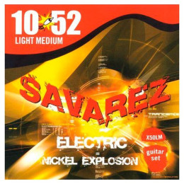 Savarez X50LM Explosion Комплект струн для электрогитары, никелированные