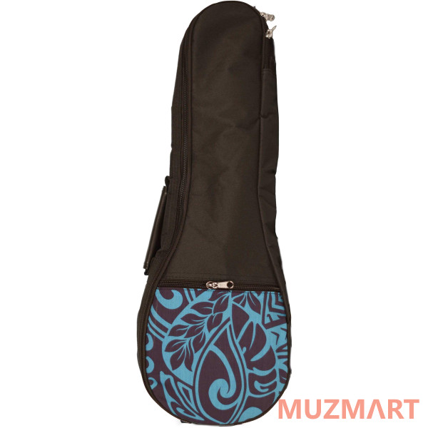KALA UB-BL-T KALA TENOR PADDED UKULELE BAG, BLUE PATTERN Чехол для укулеле тенор