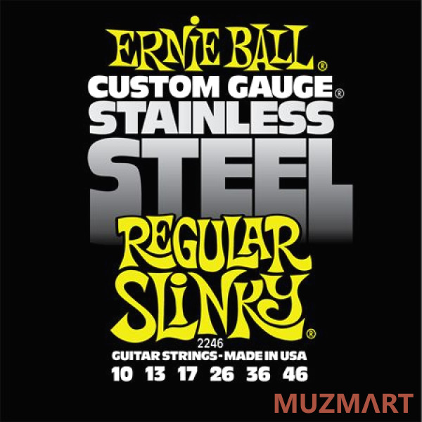 Ernie Ball P02246 Regular Slinky Steel Комплект струн для электрогитары