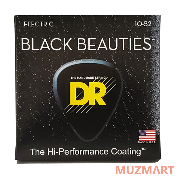 DR BKE-10/52 BLACK BEAUTIES Струны для электрогитары