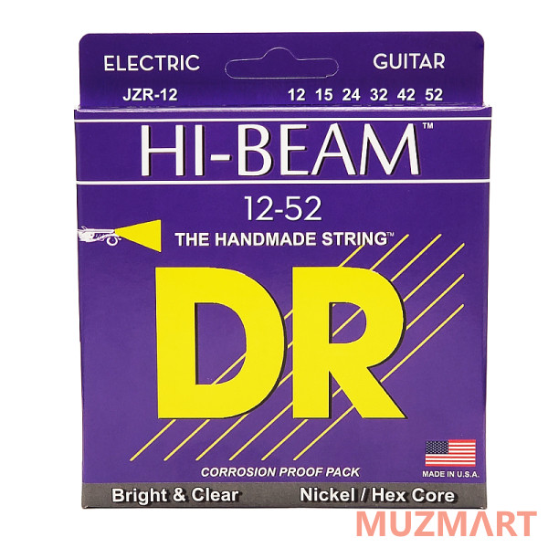 DR JZR-12 HI-BEAM Струны для электрогитары