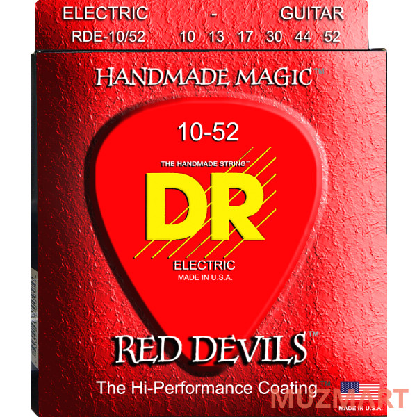 DR RDE-10/52 RED DEVILS Струны для электрогитары