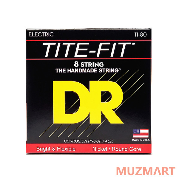 DR TF8-11 TITE-FIT Струны для 8-струнной электрогитары