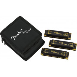Fender Blues DeVille Harmonica Pack of 3 with Case Губная гармоника