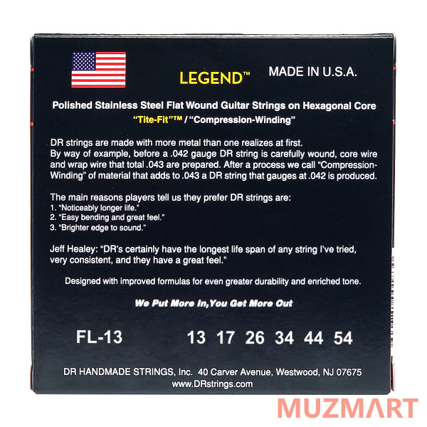 DR FL-13 LEGEND Струны для электрогитары